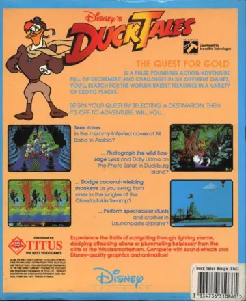 Duck Tales - The Quest for Gold_Disk2 box cover back